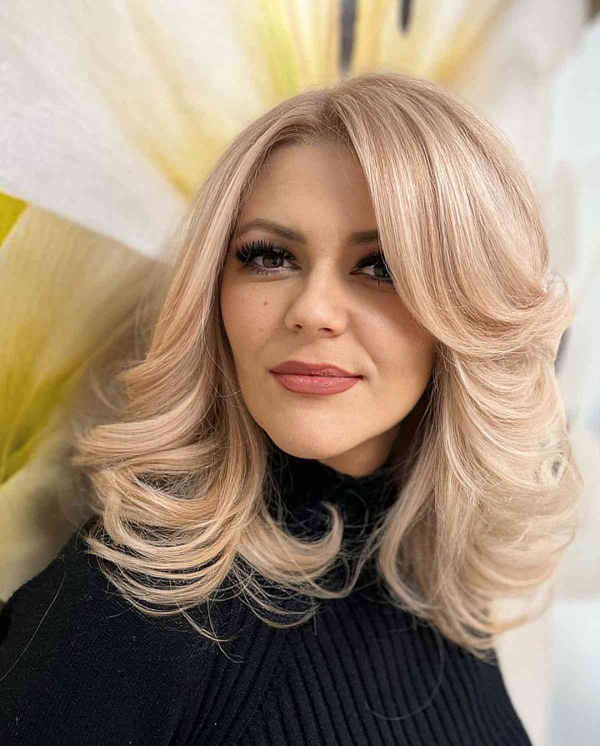 Hairstyles for Heart Shaped Face Women Design 18