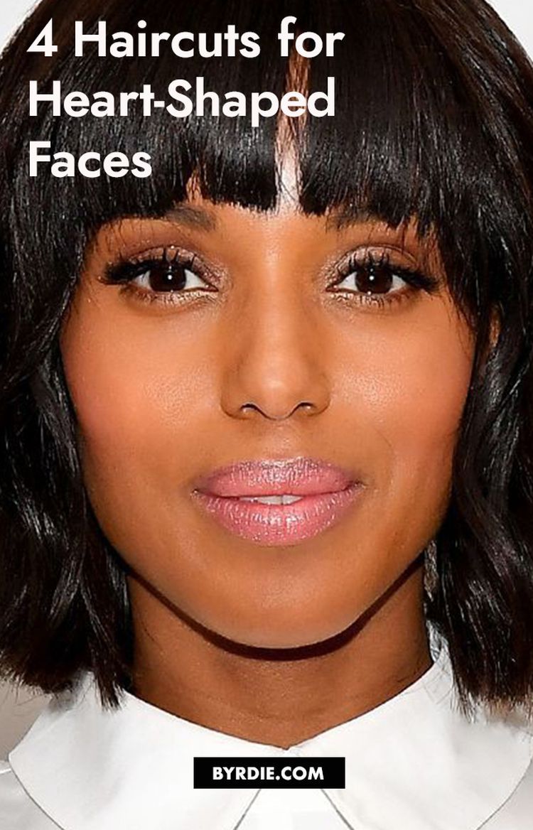 Hairstyles for Heart Shaped Face Women Design 43