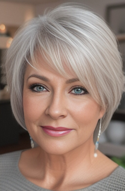 Hairstyles for Older Women Design 46