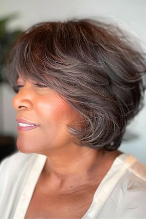 Hairstyles for Round Face Women Design 9