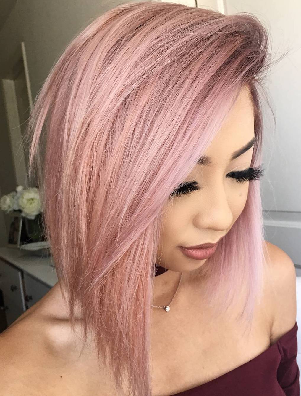 Hairstyles for Round Face Women Design 14