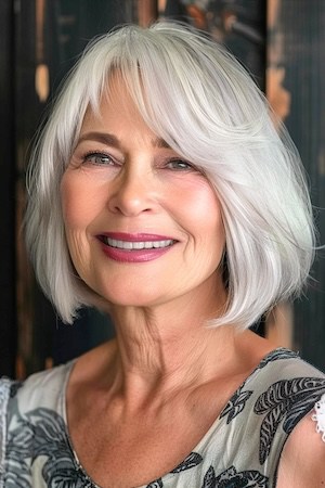 Hairstyles for Round Face Women Design 24