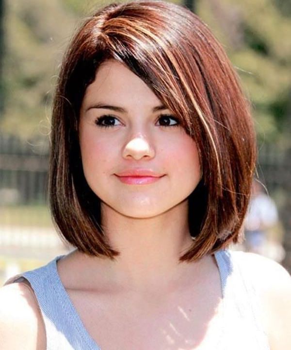 Hairstyles for Round Face Women Design 35