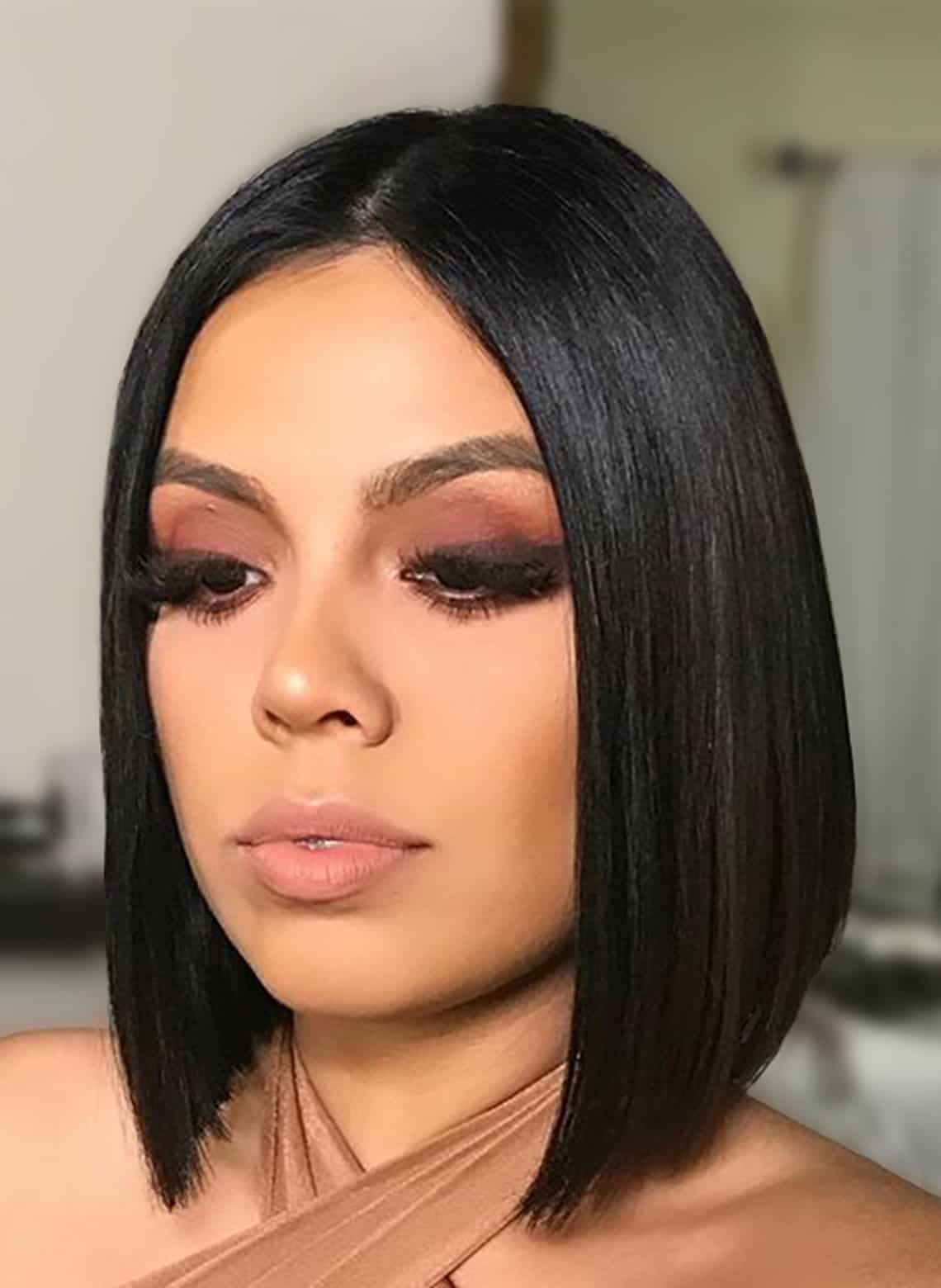 Hairstyles for Round Face Women Design 45