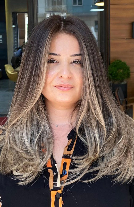 Hairstyles for Round Face Women Design 57