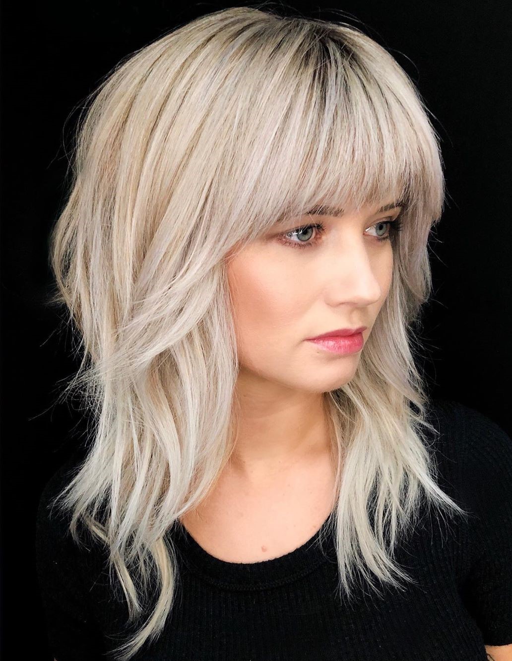 Hairstyles for Shoulder Length Hair Women Design 3