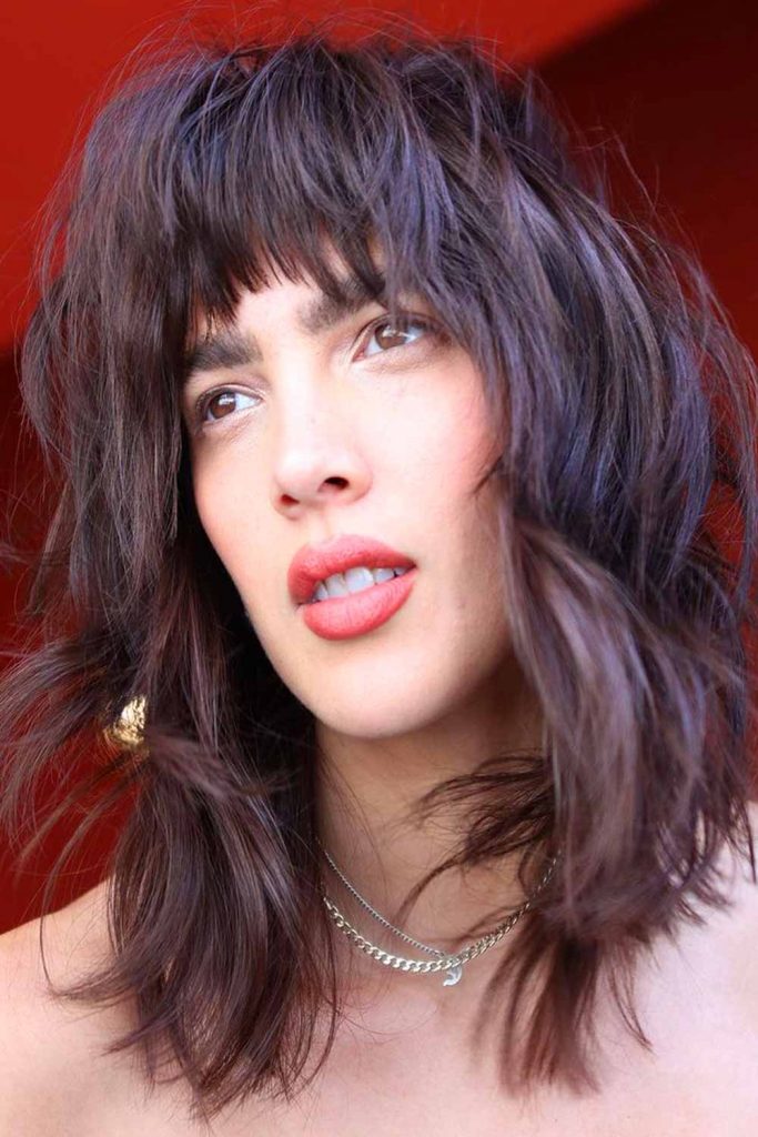 Hairstyles for Shoulder Length Hair Women Design 19