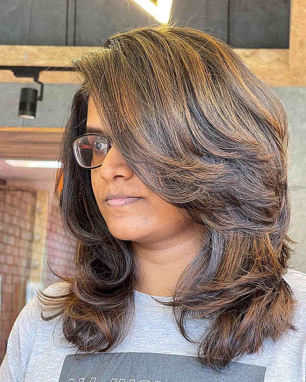 Hairstyles for Shoulder Length Hair Women Design 24