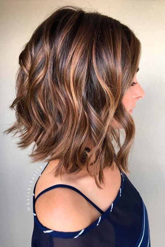 Hairstyles for Shoulder Length Hair Women Design 26