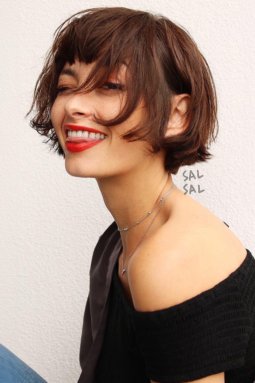 Hairstyles for Shoulder Length Hair Women Design 36