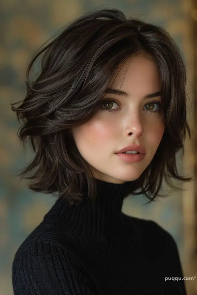 Hairstyles for Shoulder Length Hair Women Design 41