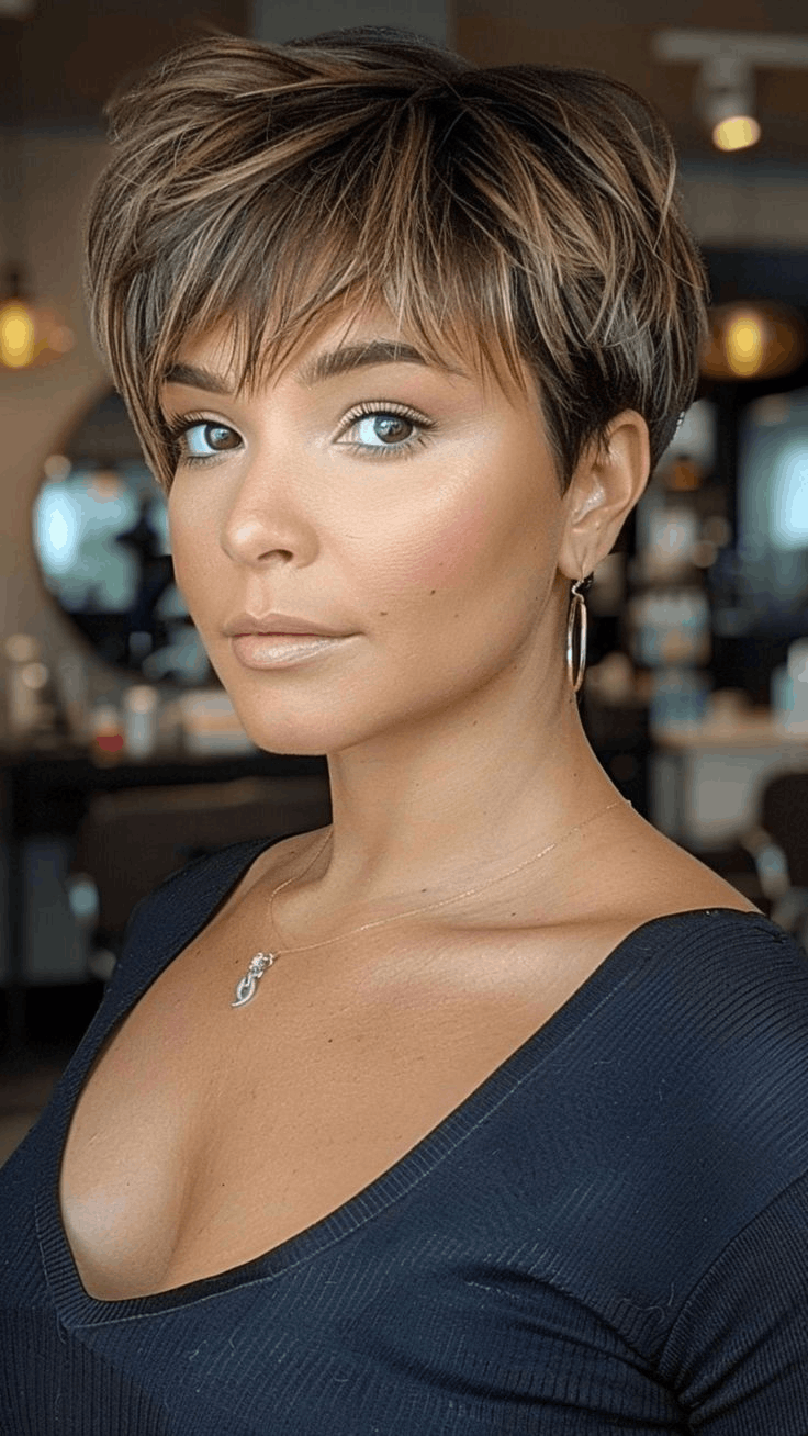 Hairstyles for Shoulder Length Hair Women Design 48