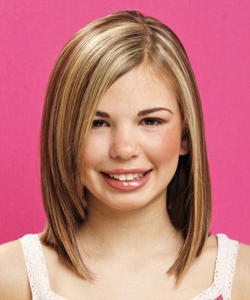 Hairstyles for Square Face Women Design 8