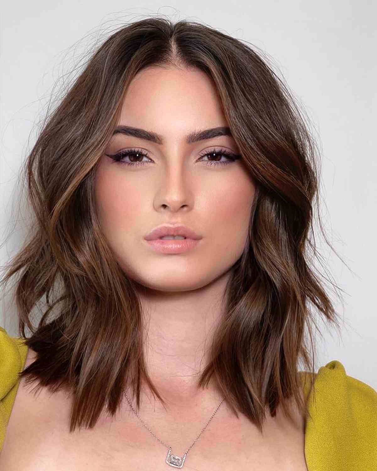 Hairstyles for Square Face Women Design 10