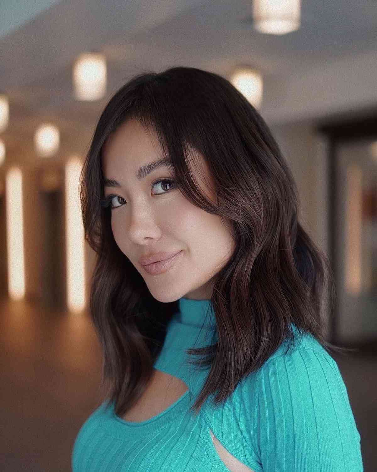 Hairstyles for Square Face Women Design 26
