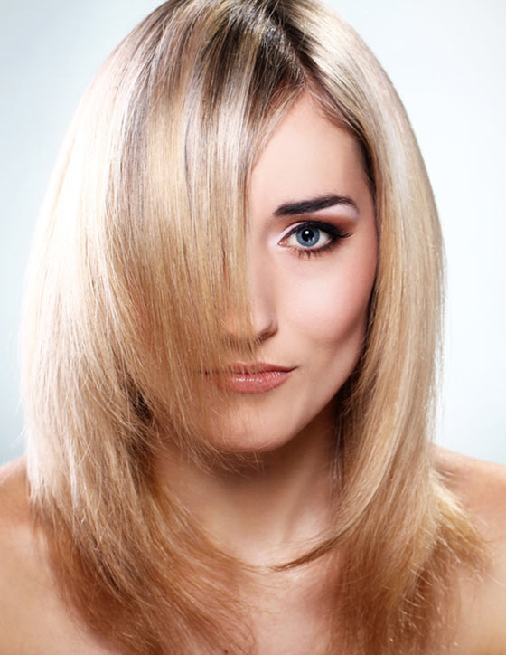 Hairstyles for Square Face Women Design 33