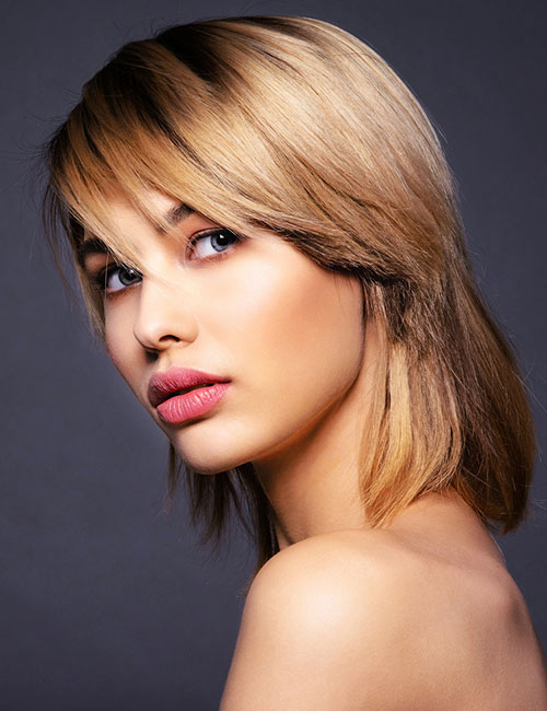 Hairstyles for Square Face Women Design 42