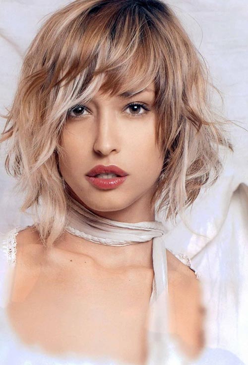 Hairstyles for Square Face Women Design 49