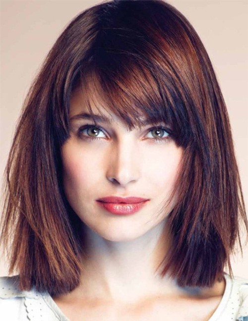 Hairstyles for Square Face Women Design 58