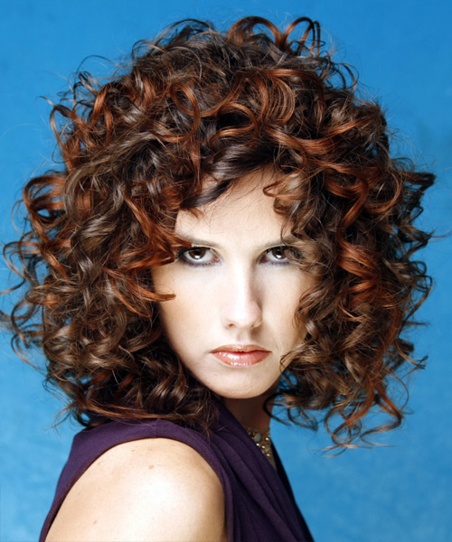 Hairstyles for Thick Curly Hair Women Design 3