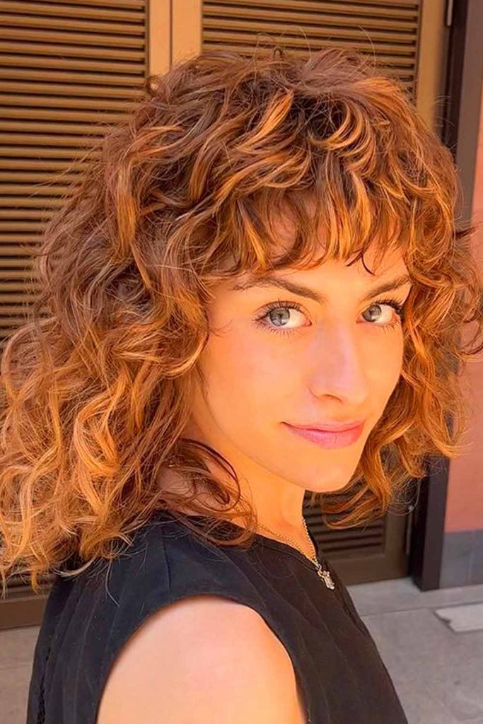 Hairstyles for Thick Curly Hair Women Design 29