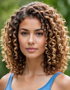 Hairstyles for Thick Curly Hair Women Design 33