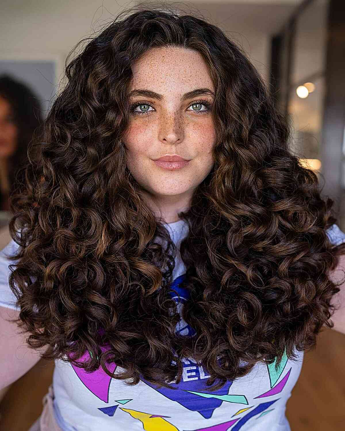 Hairstyles for Thick Curly Hair Women Design 44