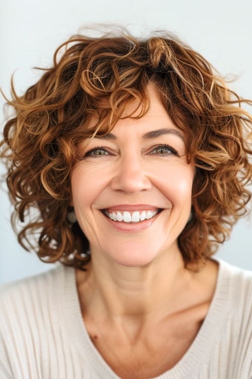 Hairstyles for Thick Curly Hair Women Design 65