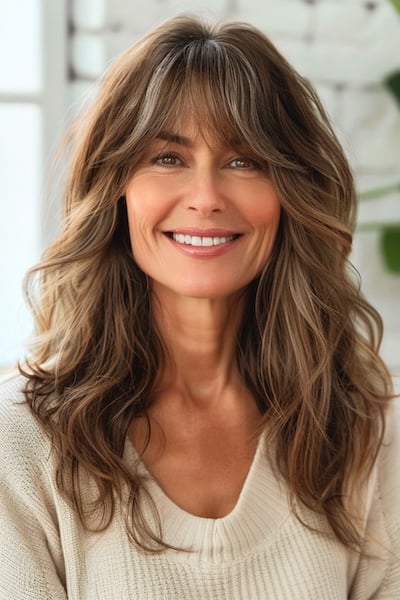 Hairstyles for Thick Hair Women Design 12