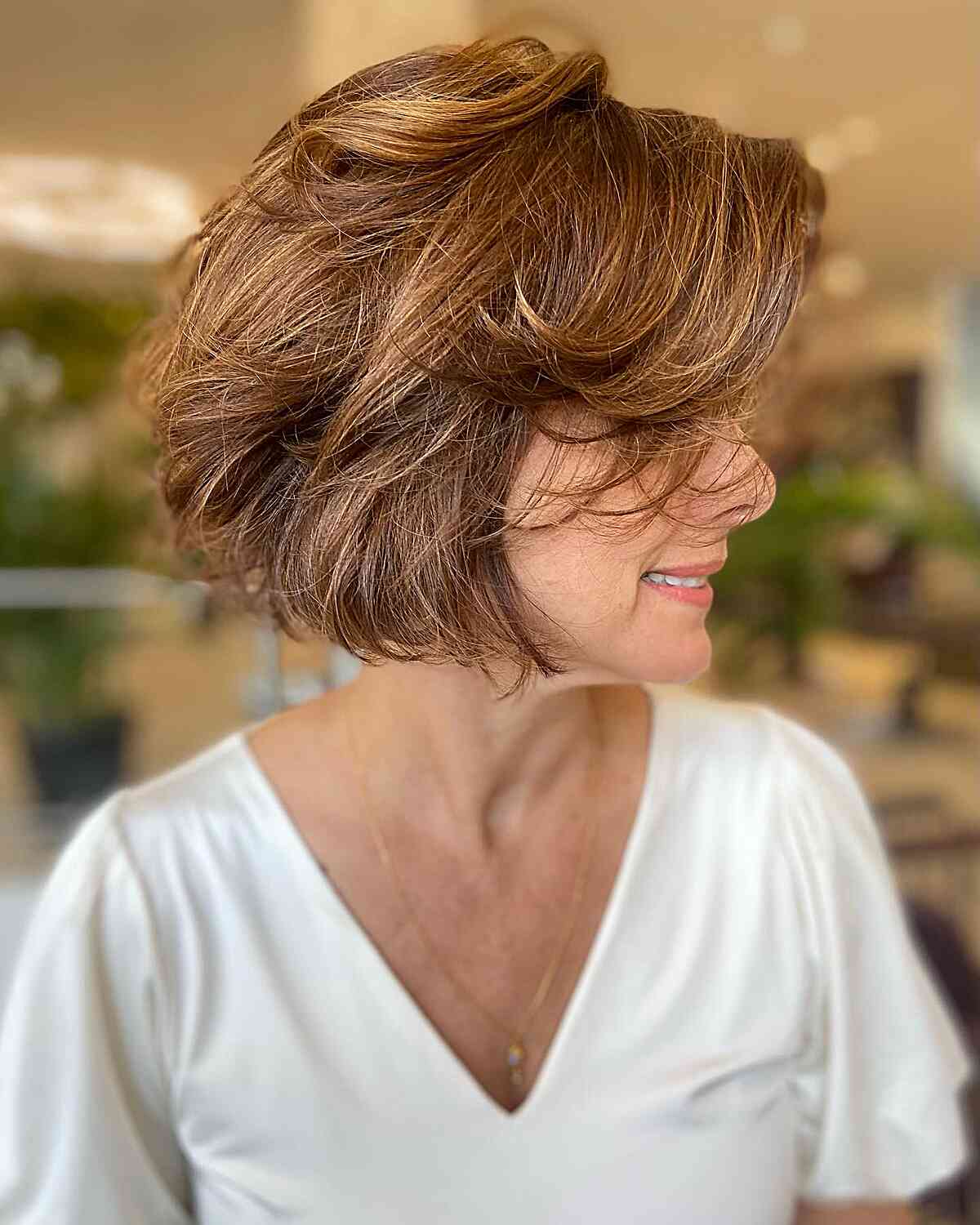 Hairstyles for Thick Hair Women Design 68
