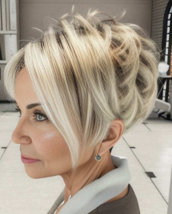 Hairstyles for Women Over 50 Design 63