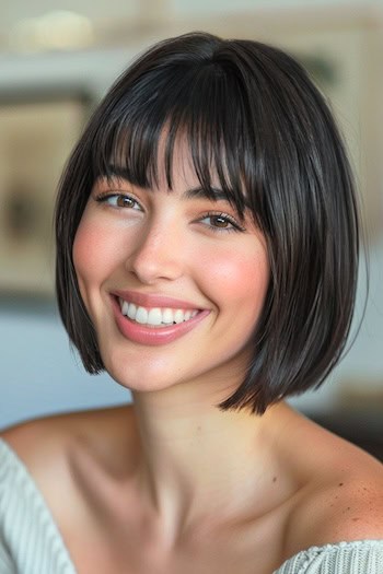 Hairstyles with Bangs for Women Design 3