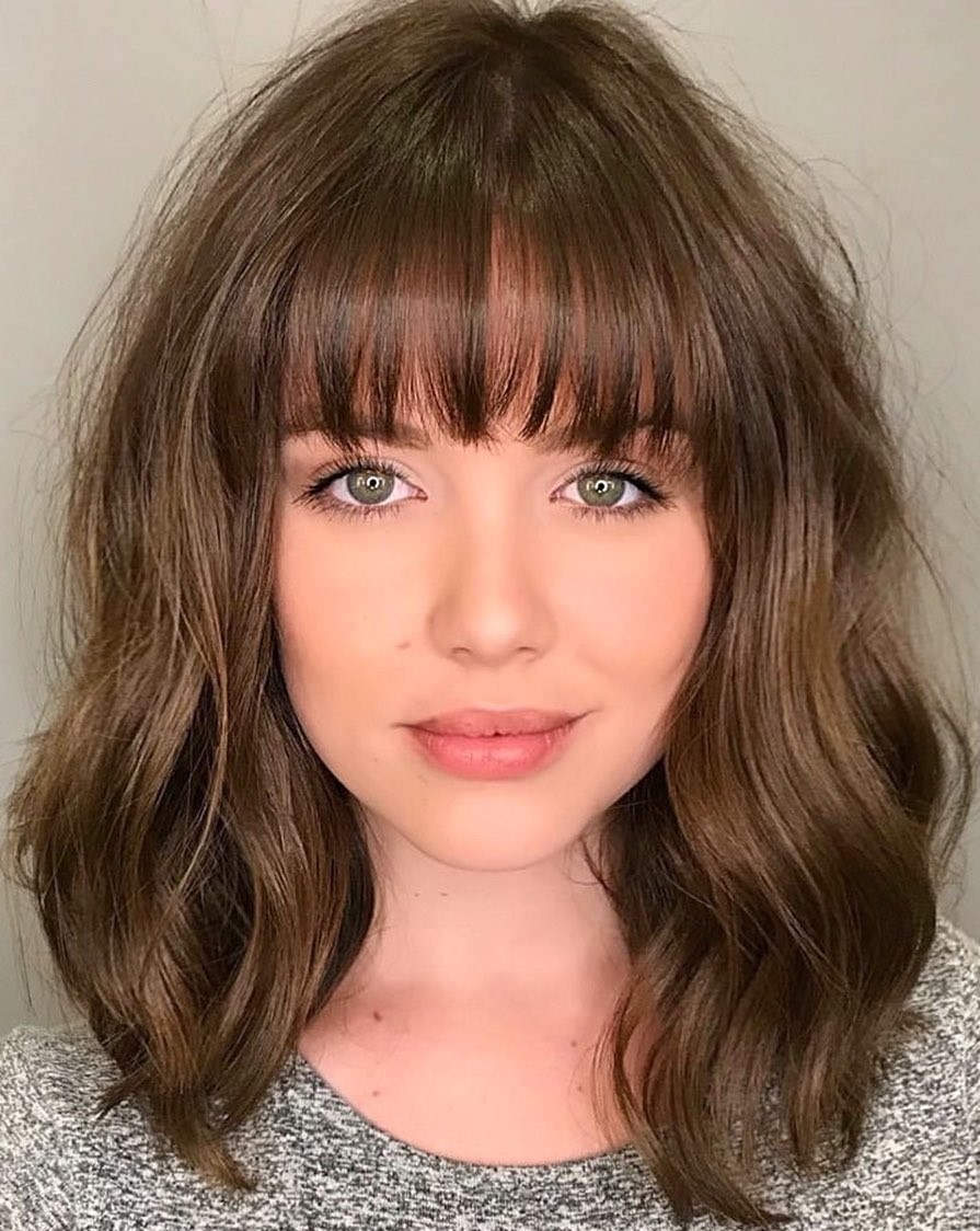 Hairstyles with Bangs for Women Design 25