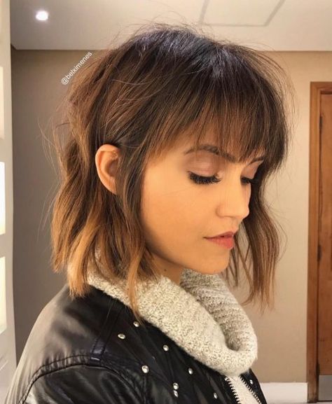 Hairstyles with Bangs for Women Design 31