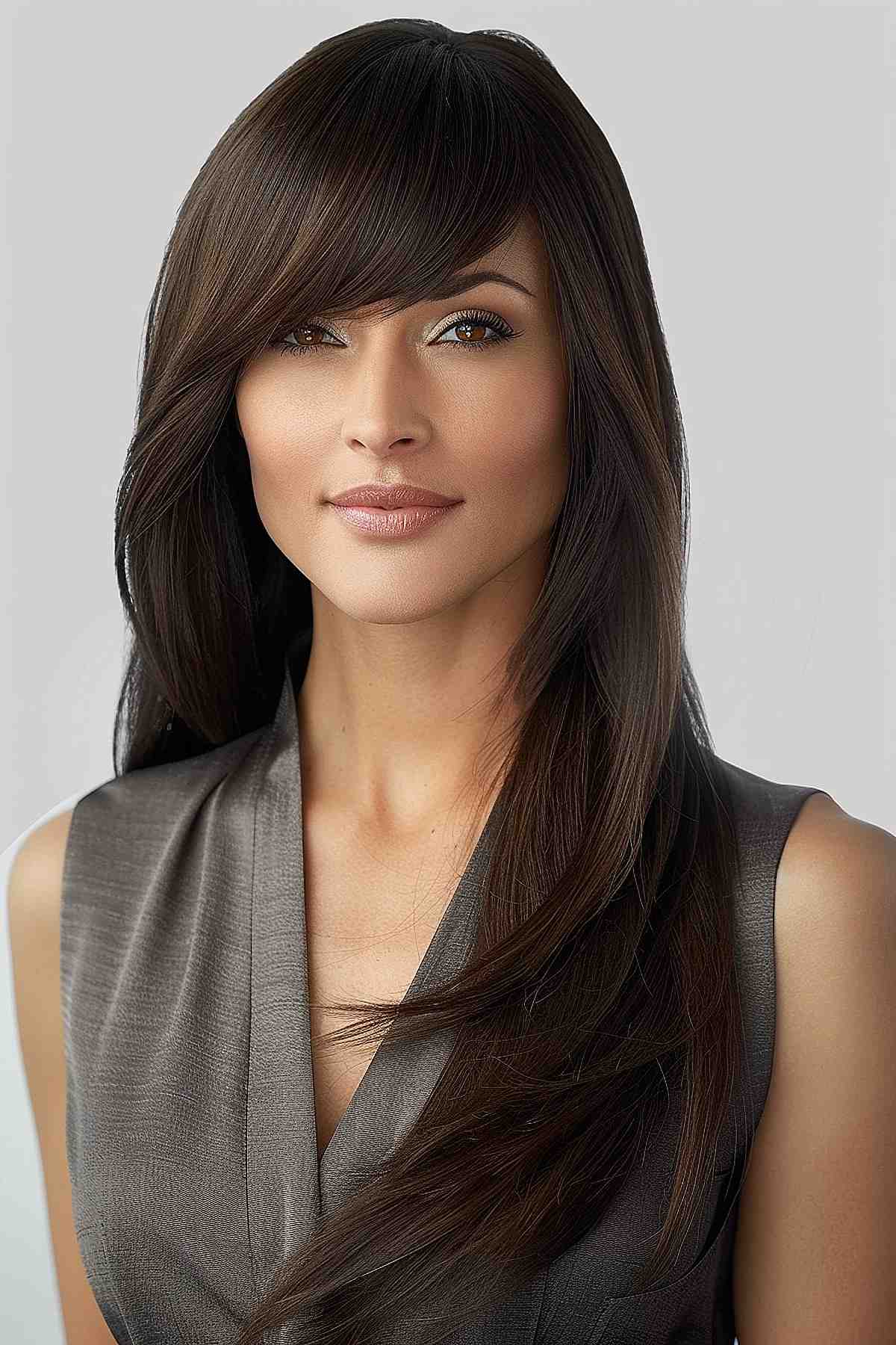 Hairstyles with Bangs for Women Design 57