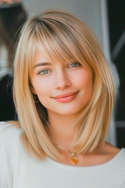 Hairstyles with Bangs for Women Design 71