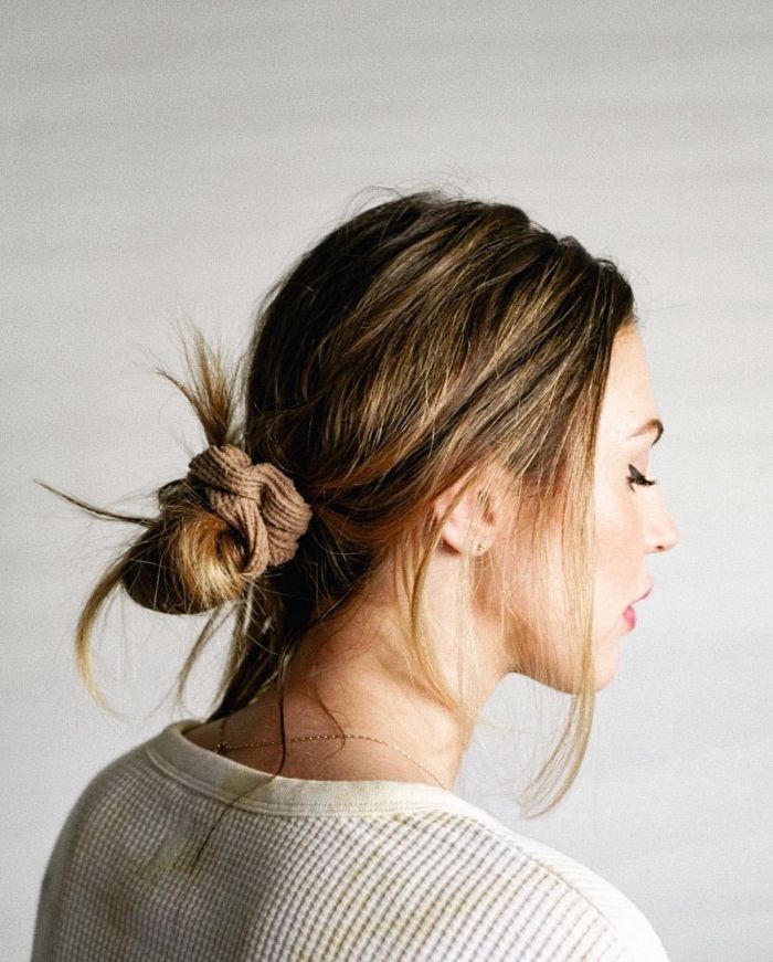 Messy Bun Hairstyles for Women Design 2