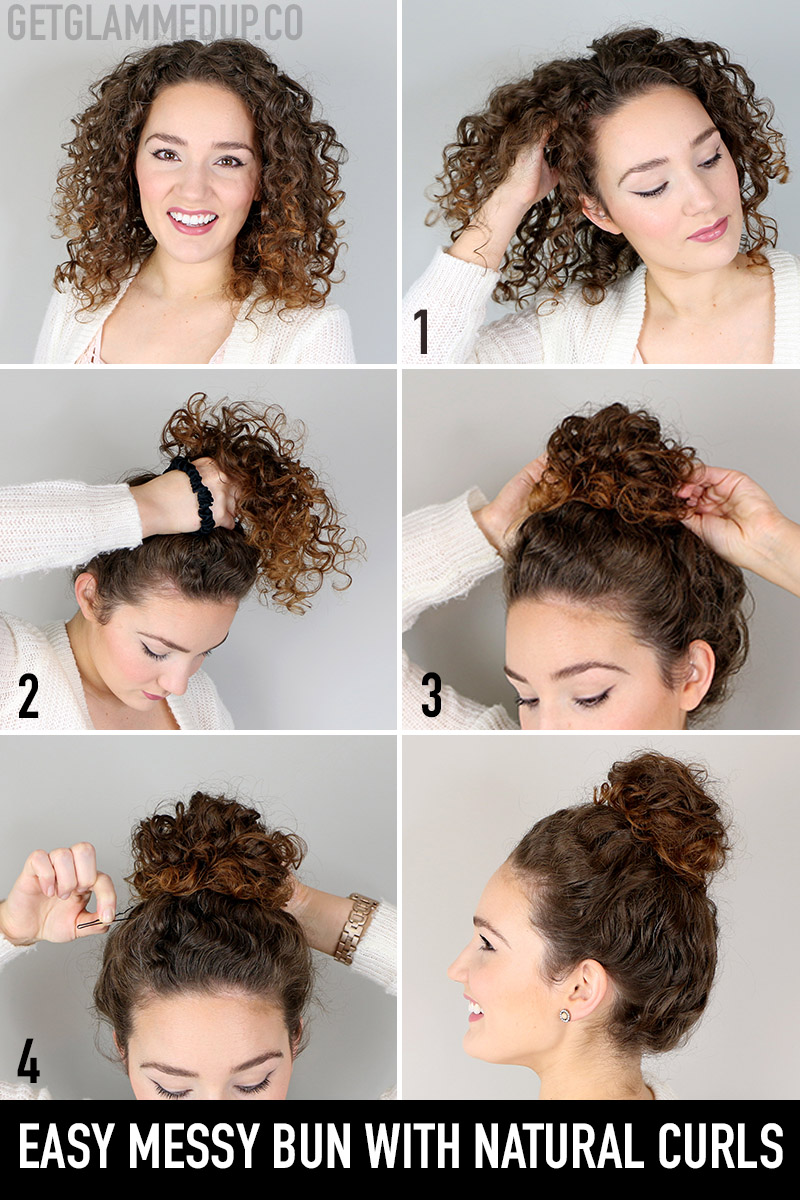 Messy Bun Hairstyles for Women Design 50
