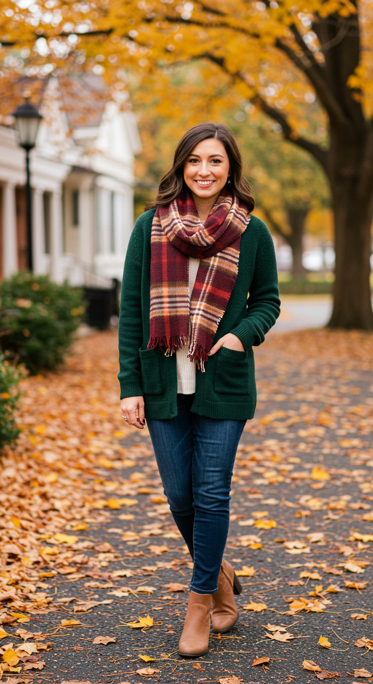 14 Autumn Cardigan Look
